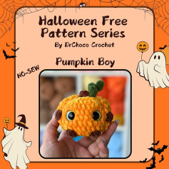 Create Your Own Cute Pumpkin Boy with This Free Halloween Pattern