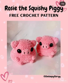 Create Your Own Squishy Pig with This Free Crochet Pattern