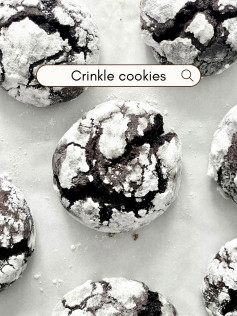 Crinkle cookies