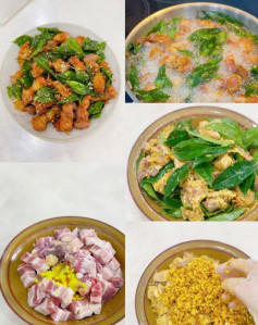 Món ăn giòn tan: Sự kết hợp giữa gừng thơm và lá chanh