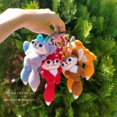 Crochet Fox keychain (pattern)