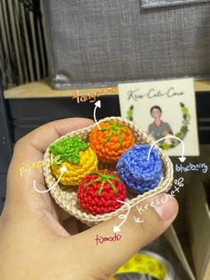 Crochet Pattern for Tomato Tray with Detailed Instructions