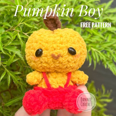 Crochet Your Own Cute Pumpkin Boy Amigurumi Pattern
