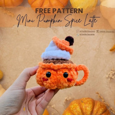 Crochet Your Own Mini Pumpkin Spice Latte Amigurumi Pattern