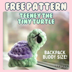 Crochet Your Own Teeney the Tiny Turtle with Free Pattern!