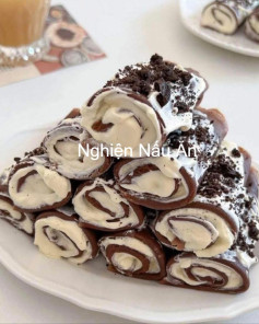 Cuộn Socola Kem Tươi Oreo Ngon Ngất Ngây