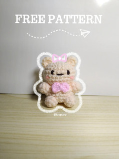 Cute Crochet Bear Pattern Free Download for Beginners