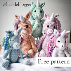 Cute Crochet Unicorns: Free Pattern Available Now
