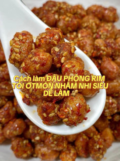 ĐẬU PHỘNG RIM TỎI ỚT - MÓN NHÂM NHI SIÊU DỄ LÀM 🥜