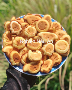 Bánh kếp vani hình động vật hấp dẫn