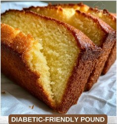 DIABETIC-FRIENDLY POUND CAKE RECIPE