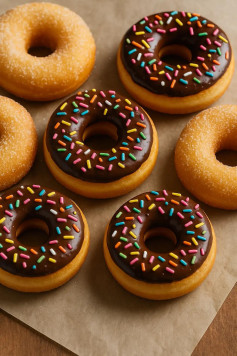 Donut Recipe (about 15–18 pieces)