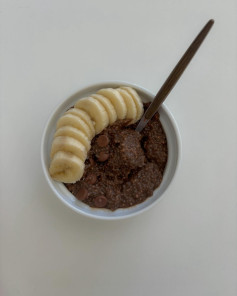 Double Chocolate Banana Chia Delight
