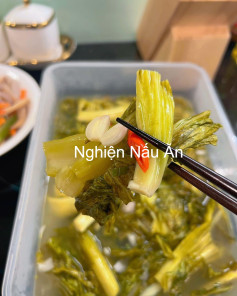 Dưa Cải Muối Chua Giòn Thơm Truyền Thống