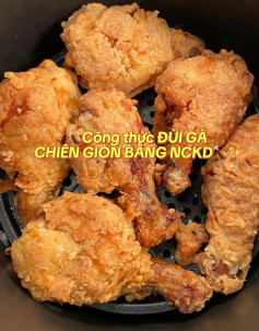 ĐÙI GÀ CHIÊN GIÒN BẰNG NỒI CHIÊN KHÔNG DẦU 🍗✨