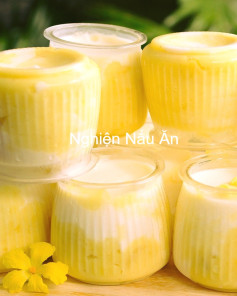 Durian Delight: Creamy Coconut Yogurt Bliss
