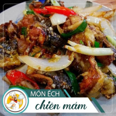 Ếch chiên nước mắm giòn rụm, đậm đà hương vị miền quê