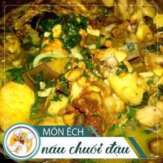 Ếch Nấu Chuối Đậu Hương Nghệ Thơm Lừng