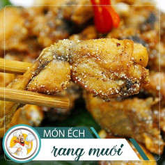 Ếch Rang Muối Đậu Xanh Giòn Rụm