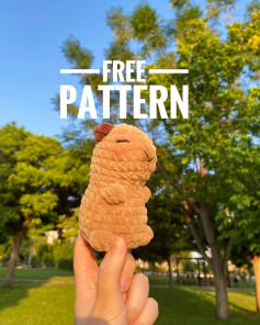 Free Crochet Pattern: Cute Plush Toy for Beginners