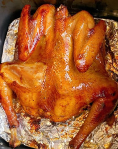 Gà Nướng Mật Ong Da Giòn, Thơm Ngon Khó Cưỡng