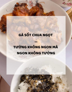 | GÀ SỐT CHUA NGỌT by #thyyeubep |