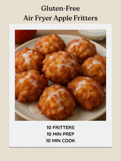 Gluten-Free Air Fryer Apple Fritters