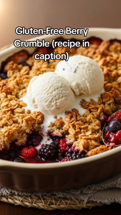 Gluten-Free Berry Crumble