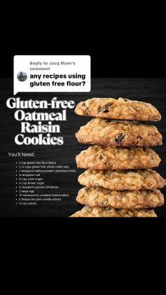 Gluten-Free Oatmeal Raisin Cookies