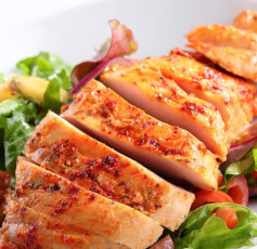 Grilled Honey Chicken with Zesty Garlic Lemon