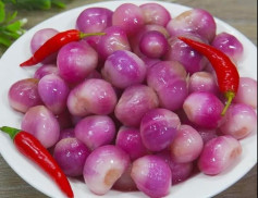Hành Tím Muối Chua Ngọt, Đậm Đà Vị Giấm Khế