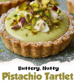 Here’s a buttery, nutty Pistachio Tartlet recipe with a crisp pastry shell and creamy pistachio filling perfect for elegant desserts or afternoon tea.