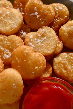 Here’s a simple Heart-Shaped Potato Nuggets Recipe