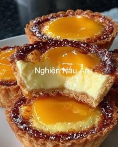 Hokkaido Cheese Tart Chảy Mềm, Thơm Ngậy Vị Chanh