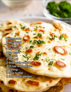 Homemade Naan Bread Recipe