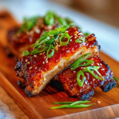 Honey-Sesame Gochujang Baby Back Ribs