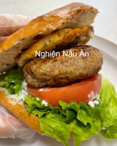 HƯỚNG DẪN CÁCH LÀM NHÂN BURGER BÒ HEO CHUẨN NHÀ HÀNG BẰNG NỒI CHIÊN KHÔNG DẦU.