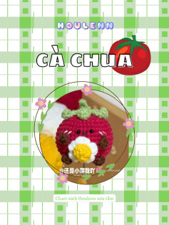 Hướng dẫn móc len hình cà chua đáng yêu và dễ thương.