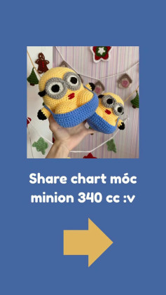 Hướng dẫn móc len minion dễ thương cho người mới bắt đầu