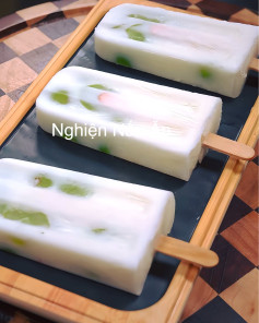 Kem Que Nho Xanh Sữa Chua Dịu Mát