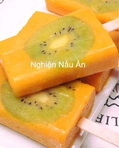 Kem Xoài Kiwi Chua Ngọt Mát Lạnh