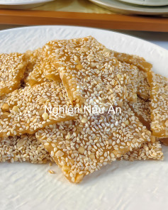 Kẹo Dẻo Đậu Phộng Mè Rang Ngọt Thơm Giòn Tan