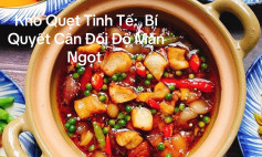 Kho Quẹt Tinh Tế: Bí Quyết Cân Đối Độ Mặn Ngọt