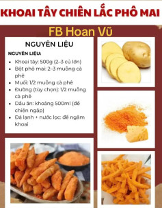 Khoai Tây chiên lắc phô mai