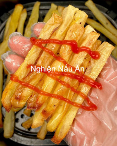 Khoai Tây Giòn Rụm Thơm Ngon Từ Nồi Chiên Không Dầu