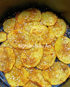 Khoai Tây Lát Giòn Cay Từ Nồi Chiên Không Dầu