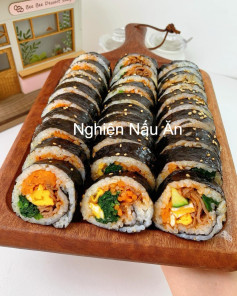 Kimbap Bò Cay Chuẩn Vị Hàn Quốc, Thơm Ngon Khó Cưỡng