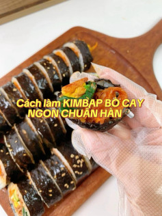 KIMBAP BÒ CAY NGON CHUẨN HÀN 🌯