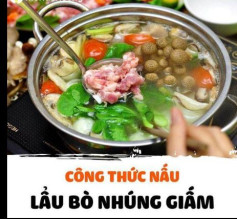 Lẩu Bò Nhúng Giấm Tươi Mát Hương Vị Miền Nam