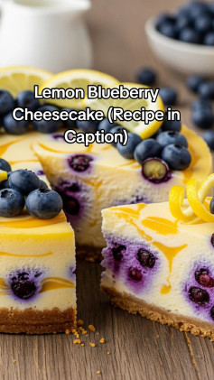 Lemon Blueberry Cheesecake